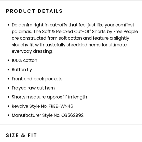 Free People we the free soft relaxed framed raw cut hem shorts worn white 28 - Picture 13 of 14